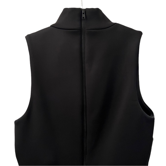 New Cameo Black Midi Dress with High Collar - Picture 4 of 13